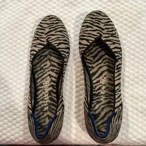 Rothy’s brown and black zebra size 11